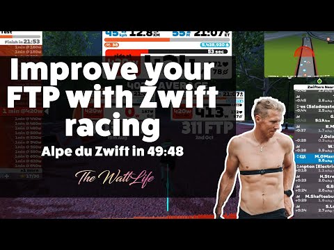 Improve your FTP with Zwift racing | Alpe du Zwift in 49:48 as proof...