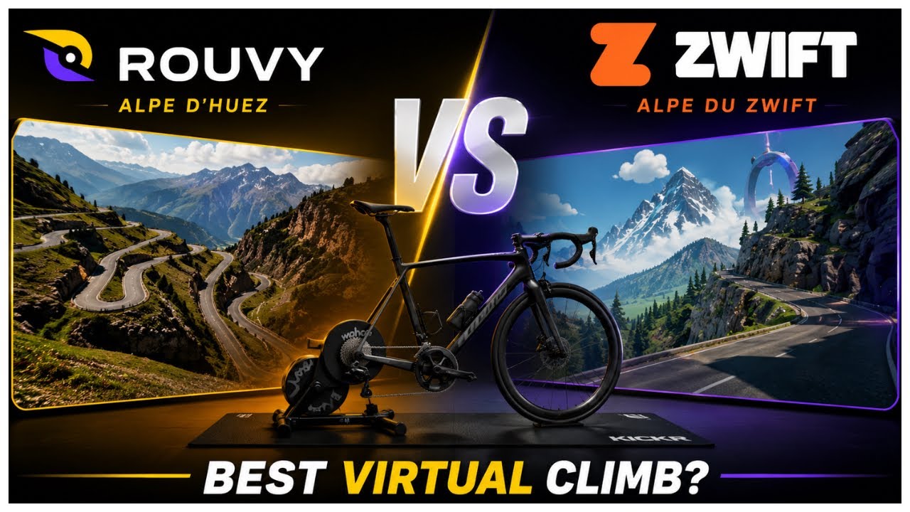 Zwift vs Rouvy | Which Platform Nails Alpe d'Huez?
