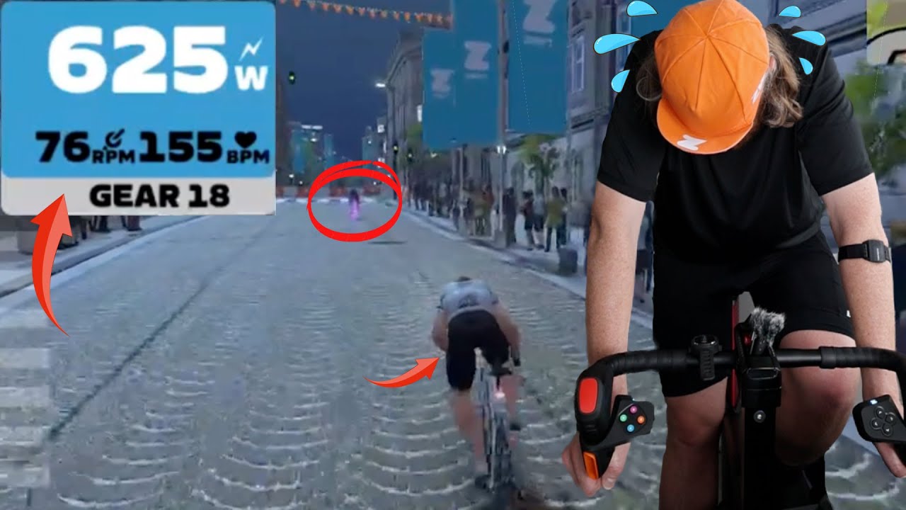 ZWIFT - Is this my last Zwift race? (in CAT D)