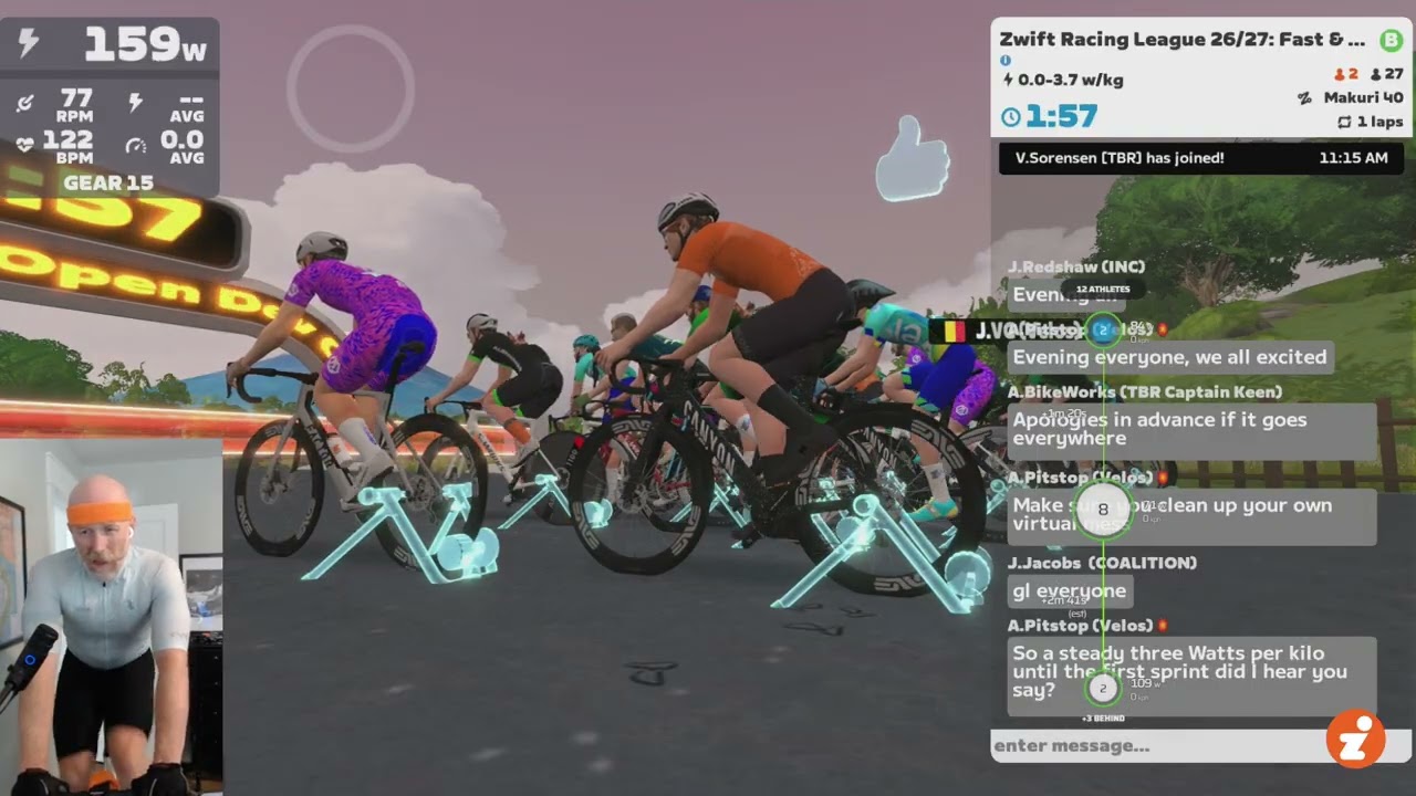 Zwift Racing League - Makuri 40