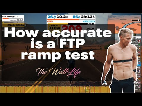 How accurate is a Zwift FTP ramp test | Ramp V's 20 min test