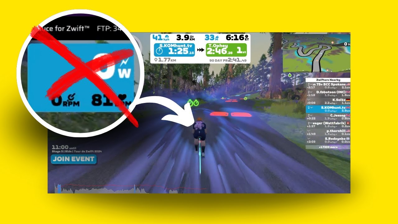 Can I Finish Repack Rush on Zwift WITHOUT PEDALLING!?