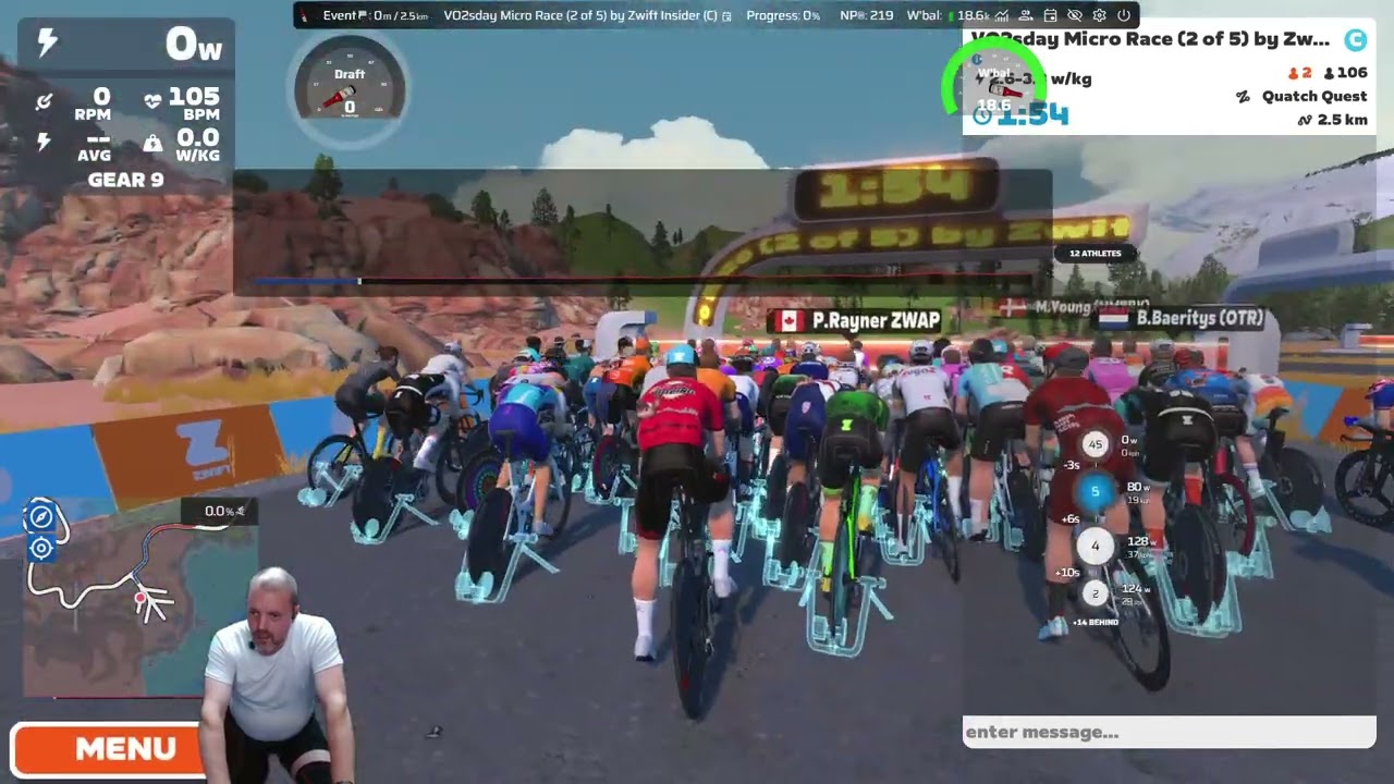 Zwift - VO2sday Micro Races by Zwift Insider - C Cat