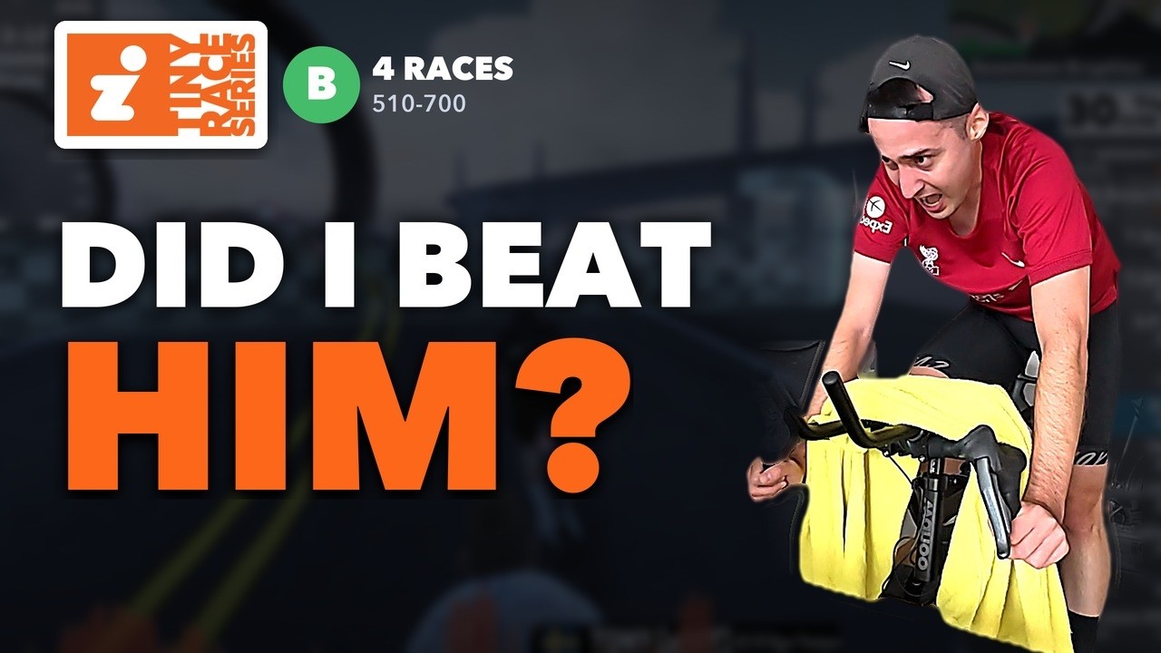 Did I Beat Him? 6 Metres to the Line in Zwift Tiny Races
