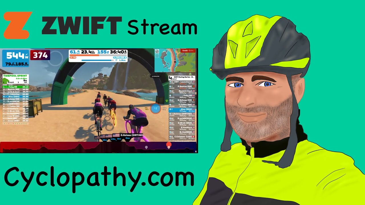 Tiny Races with Zwift Race Score 400-575 Category