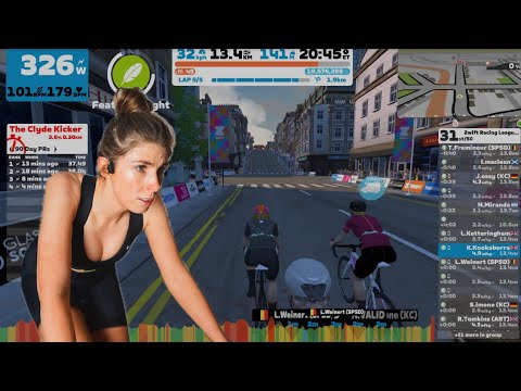 First RACE in a YEAR! 🥵🤢 ZWIFT RACING LEAGUE // Glasgow Crit Circuit