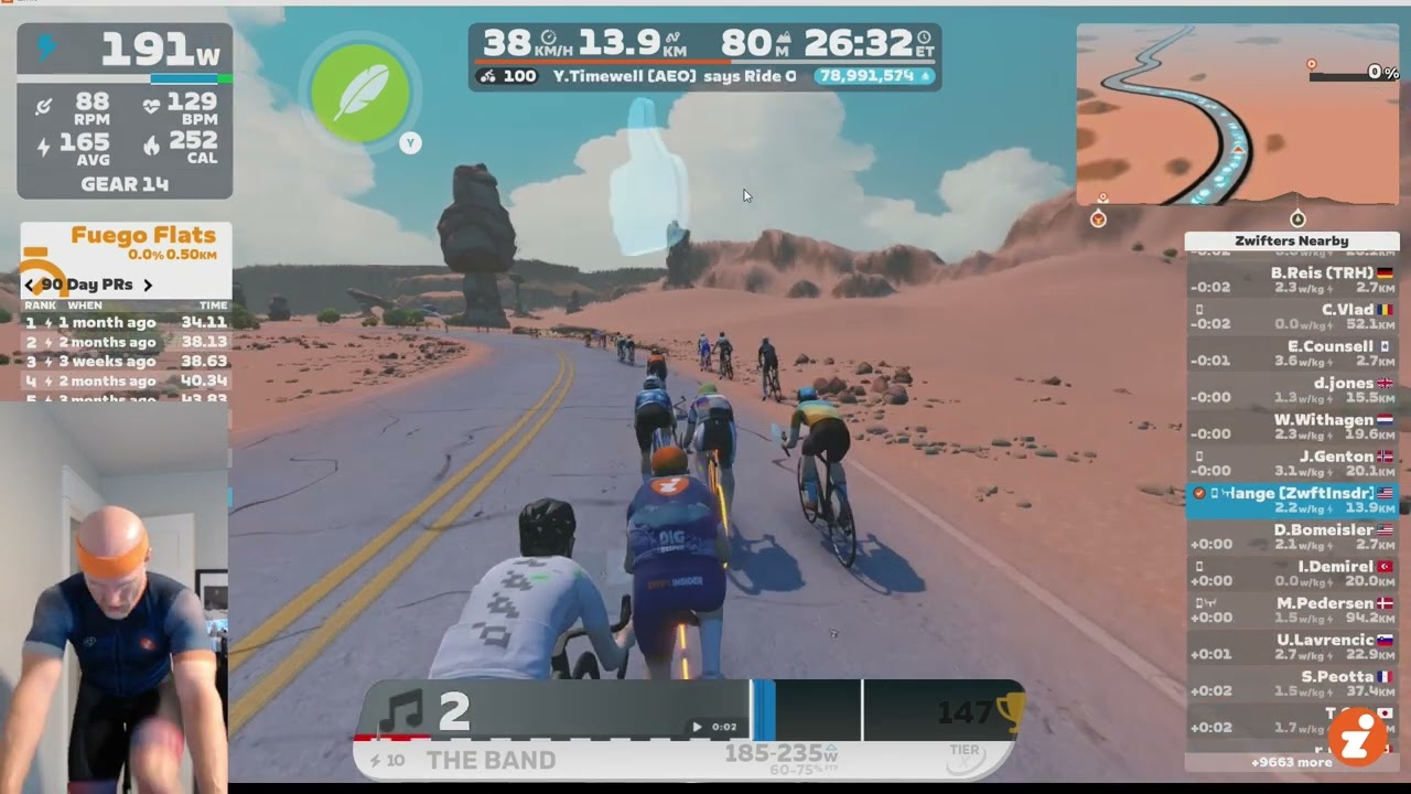 Pedal Games on Zwift - The Band (Endurance)