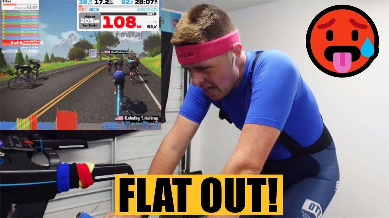 FLAT OUT On Zwift!