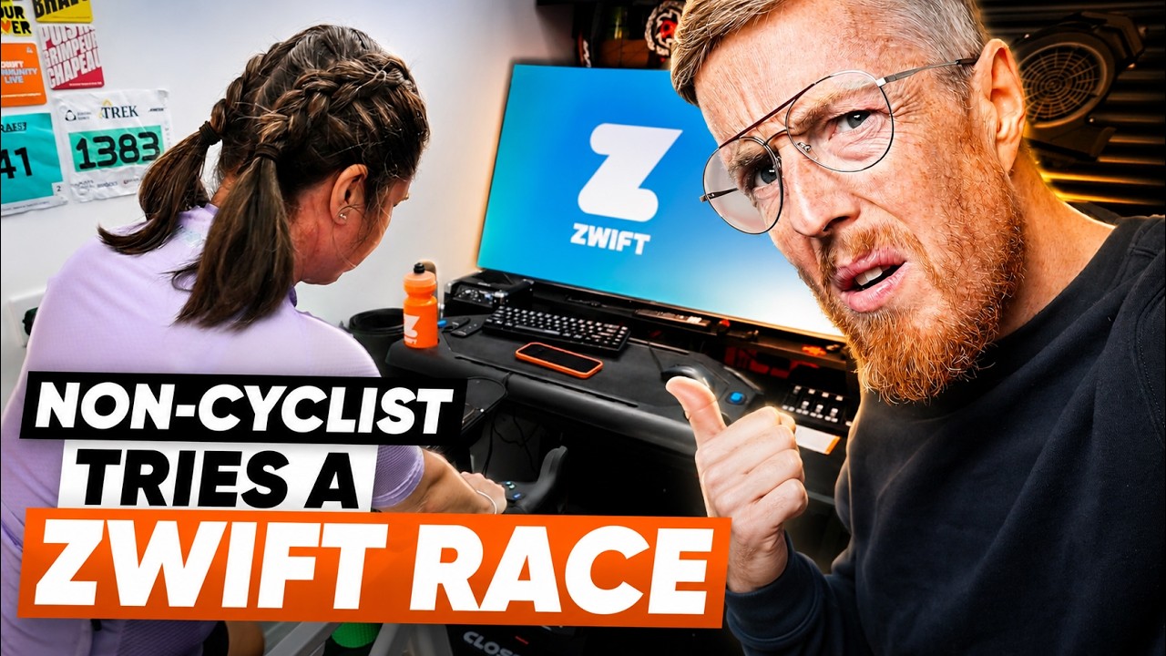 My 'Non-Cyclist' Girlfriend Tried Her First Zwift Race…