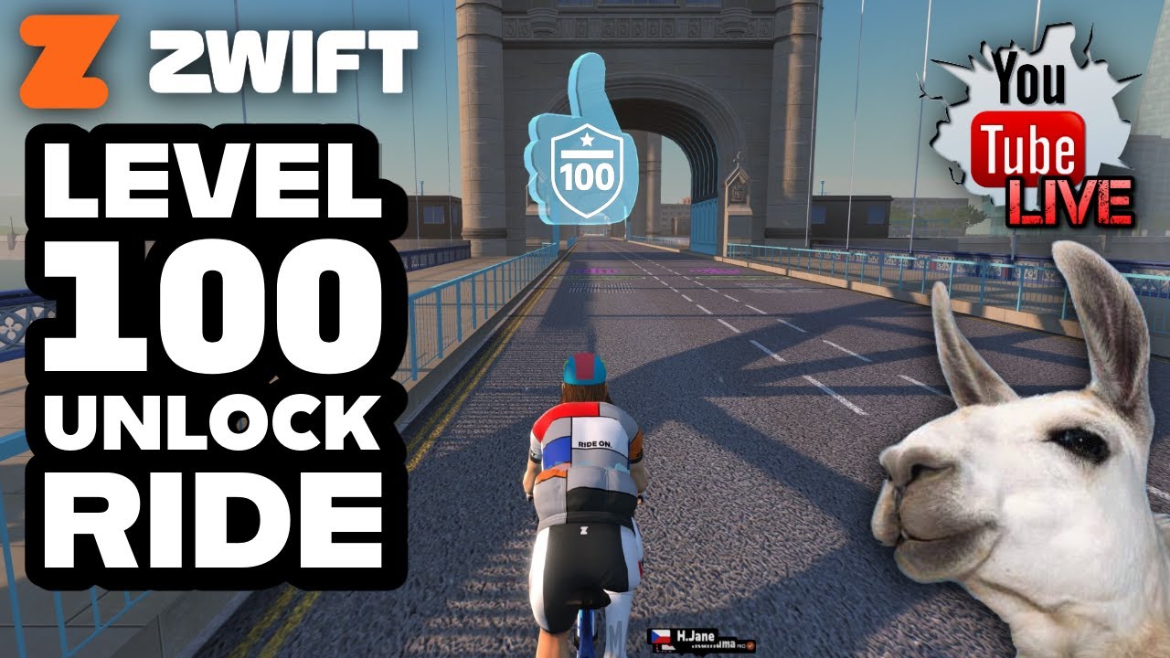 Zwift LEVEL 100 Unlock Ride // Livestream