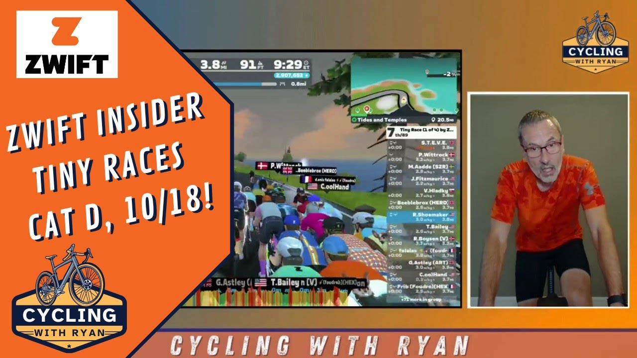 My First Zwift Insider Tiny Races Experience! Tiny Races, Big Efforts!