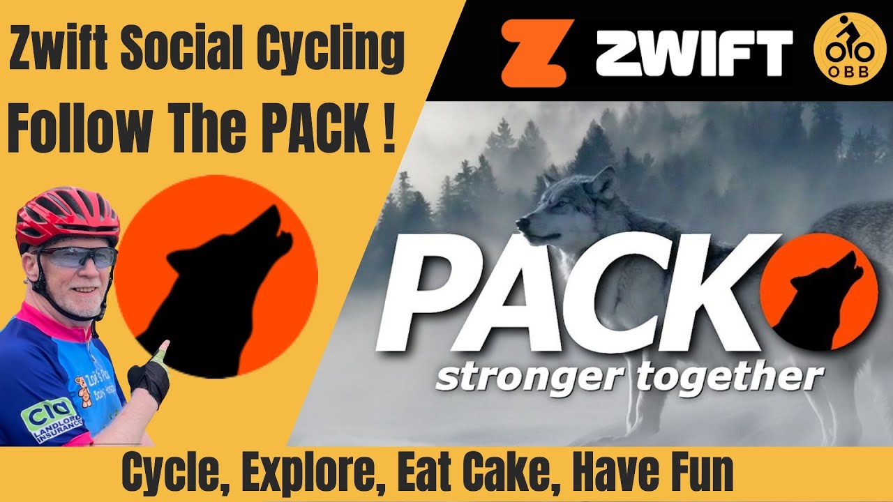 ZWIFT SOCIAL CYCLING : RIDING WITH THE PACK
