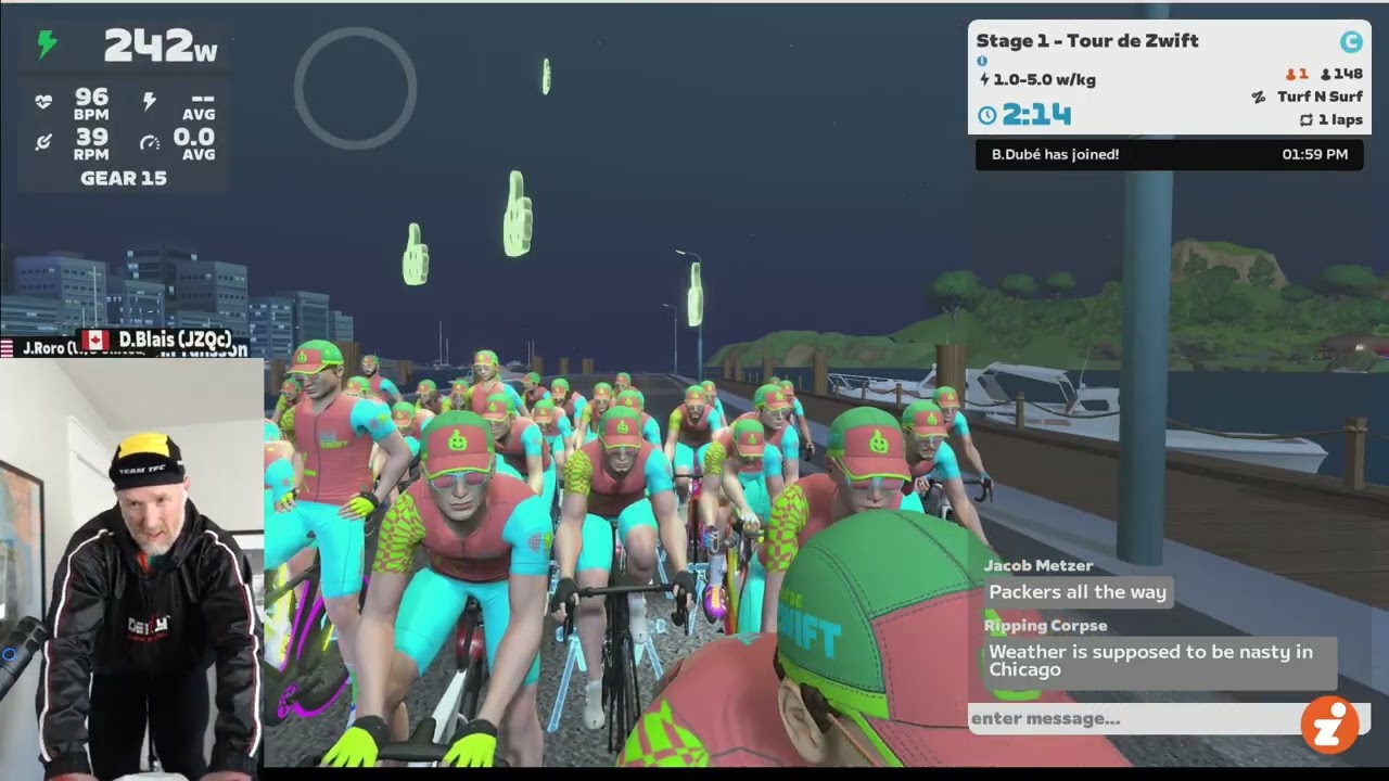 Tour de Sweat, Stage 1