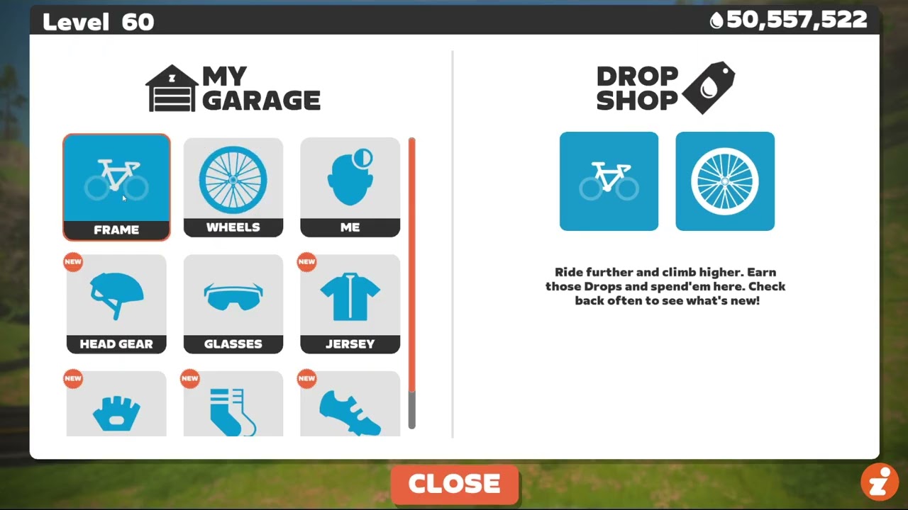 Zwift Gravel Wheelset Selection Bug