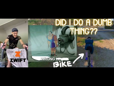 DID I TAKE THE WRONG BIKE? Zwift TT Club Racing Series / June / Week One (A) on Mech Isle Loop