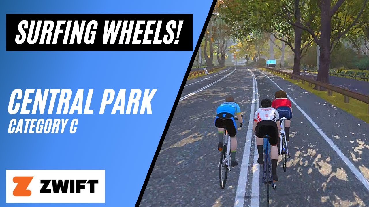 Surfing Wheels with Cat B Riders //LaGuardia Loop Points Race // Zwift Race Strategy