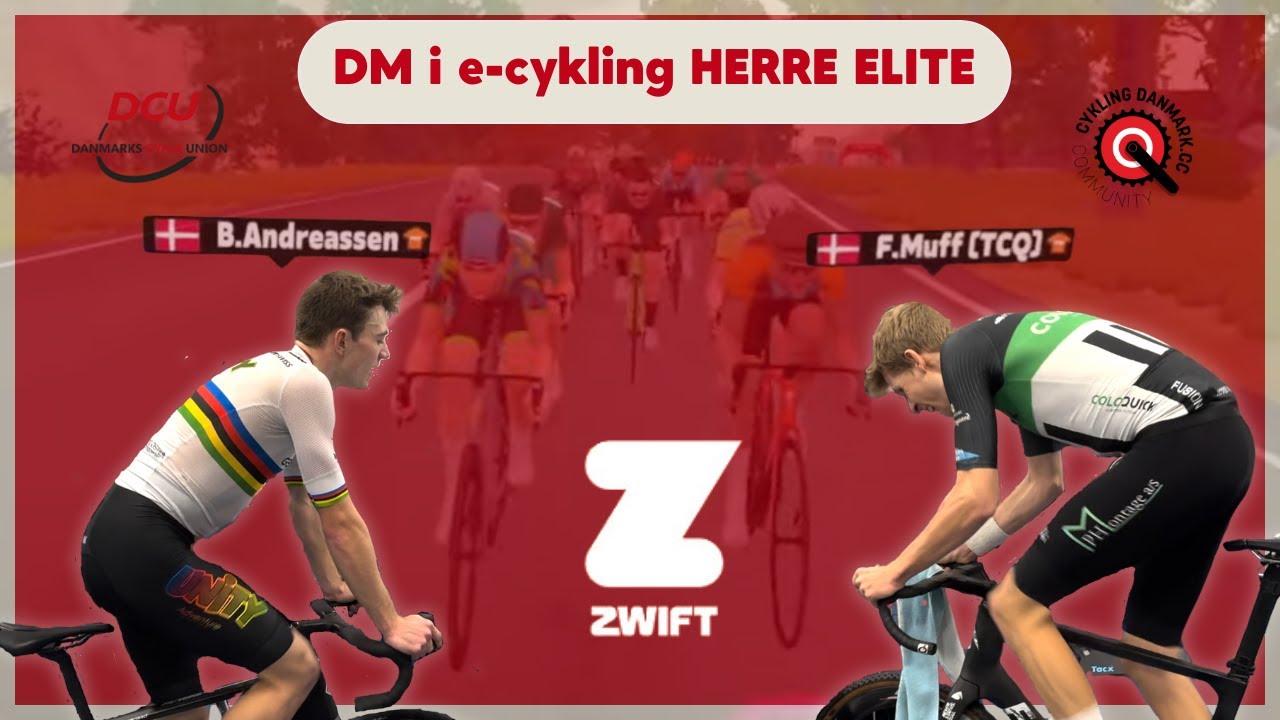 DM i e-cykling Herre Elite - Højdepunkter