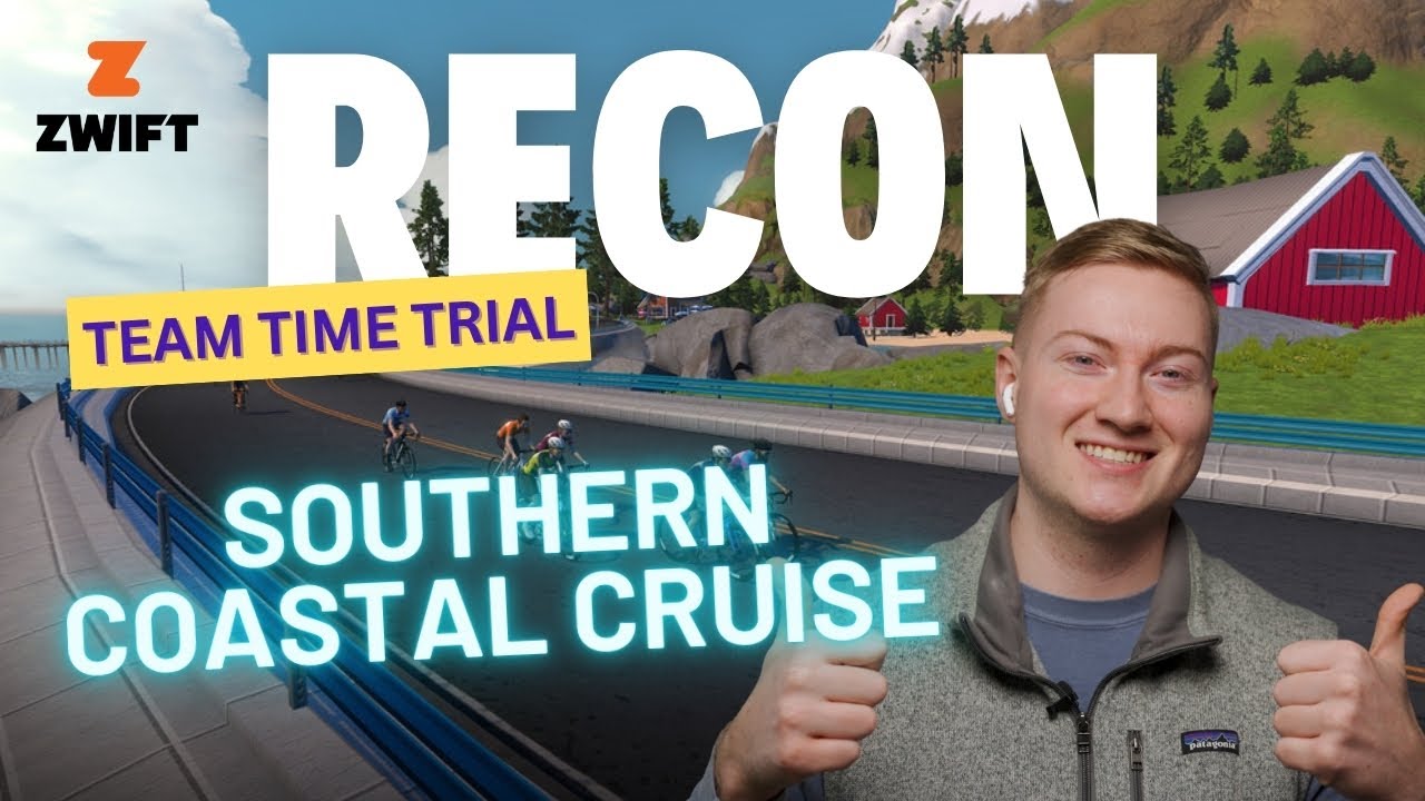 Southern Coast Cruise Recon || Team Time Trial || Zwift Racing League 2025 || Round 1, Stage 1