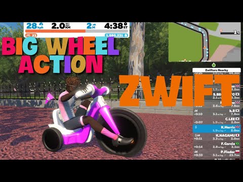 Zwift Cycling Big Wheel Tricycle Biking