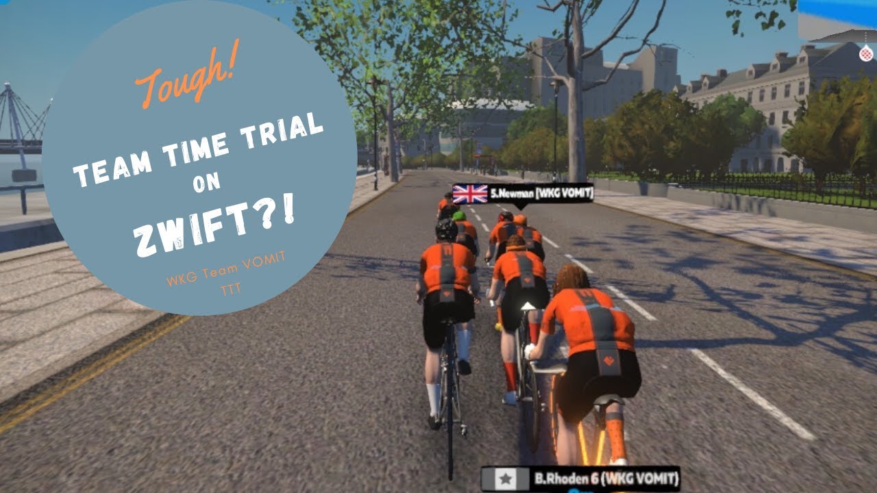 A TEAM TIME TRAIL ON ZWIFT...How does it work?!