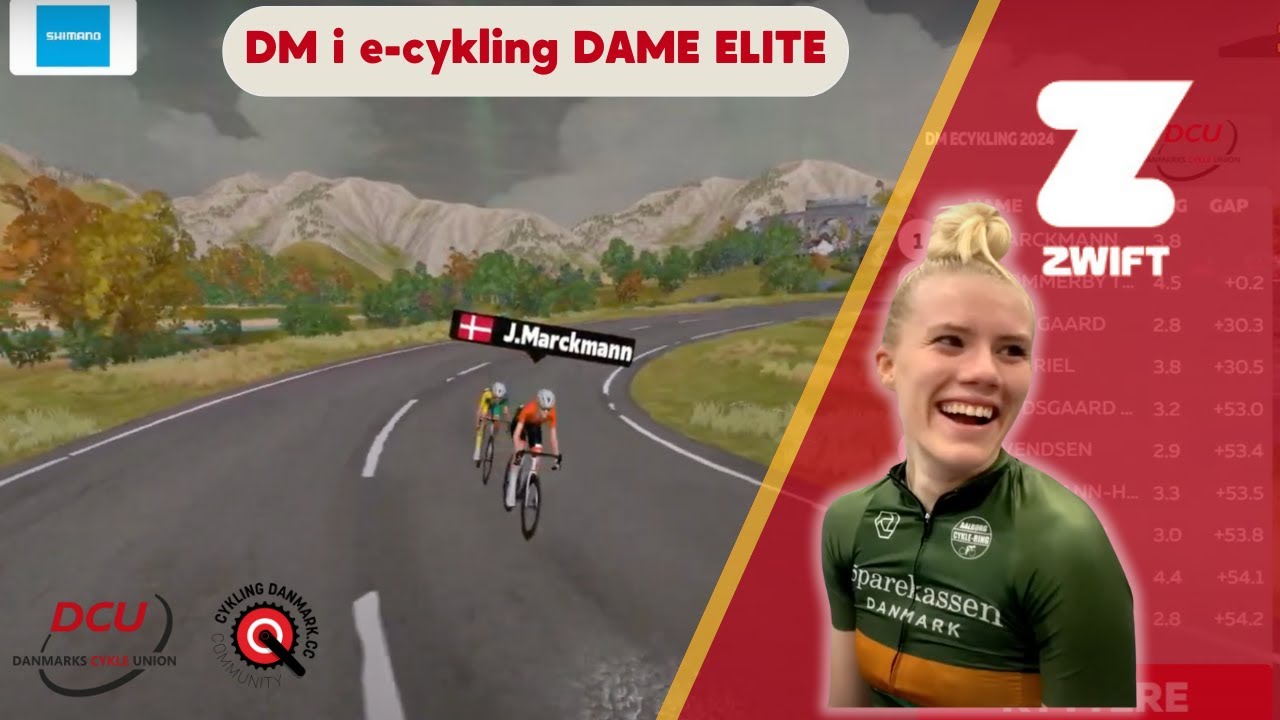 DM i e-cykling Dame Elite - Højdepunkter