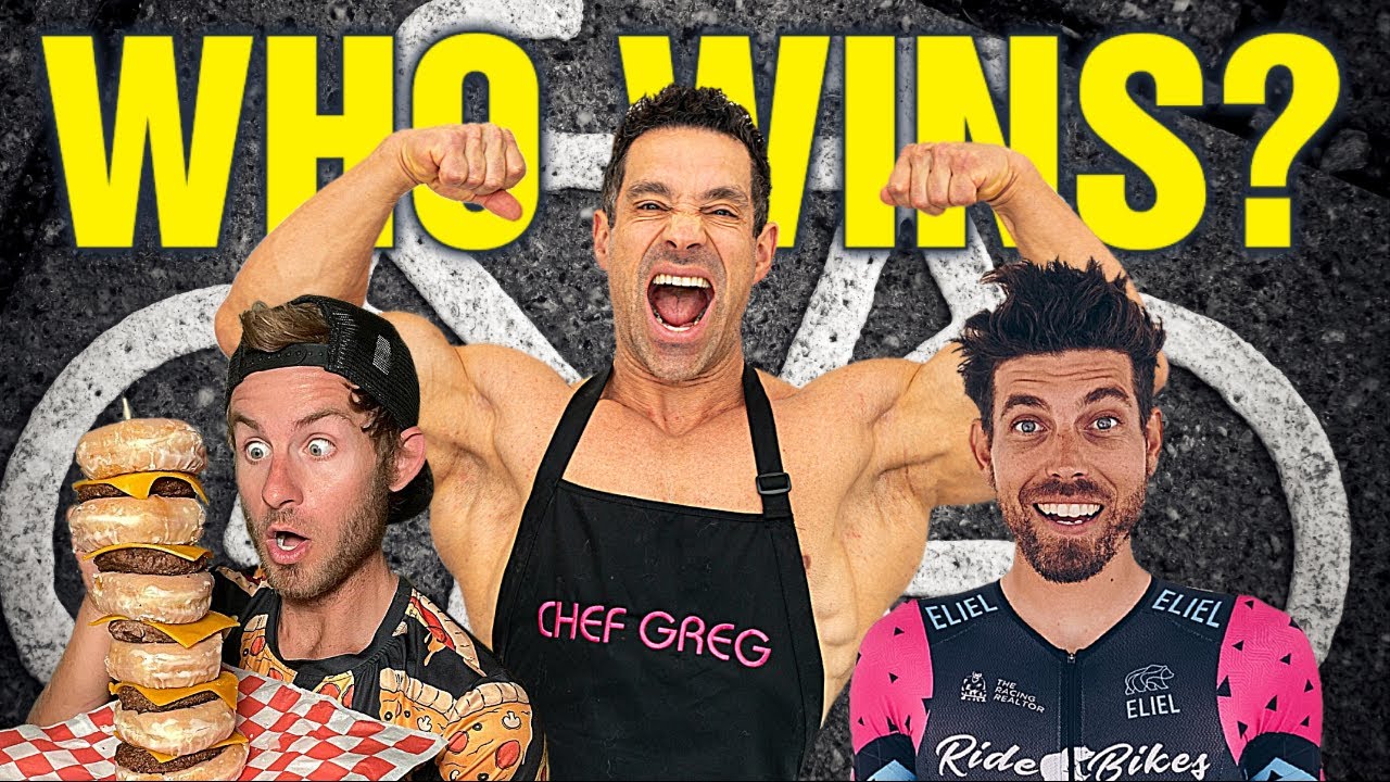 ZWIFT - Pro Bodybuilder vs Pro Eater || Erik The Electric || Vegan Cyclist