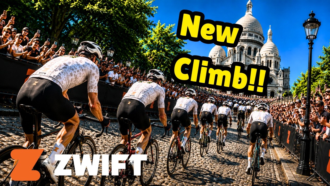 First Race on Zwift's Redesigned Paris Routes