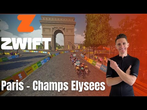Zwift Recon Paris Champs Elysees