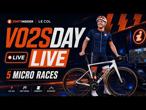 VO2sday LIVE: 5 Brutal Zwift Micro Races | Full Gas VO2 Max Suffering