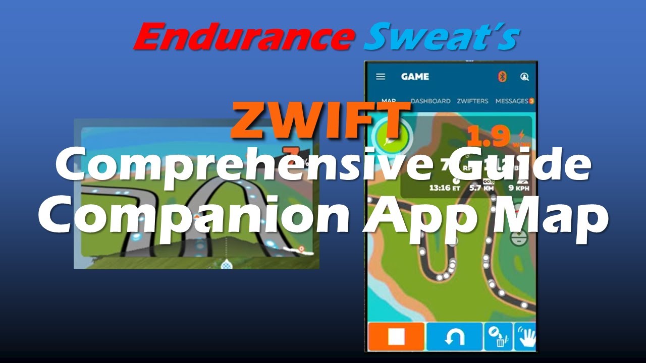 Zwift Companion App Map Guide