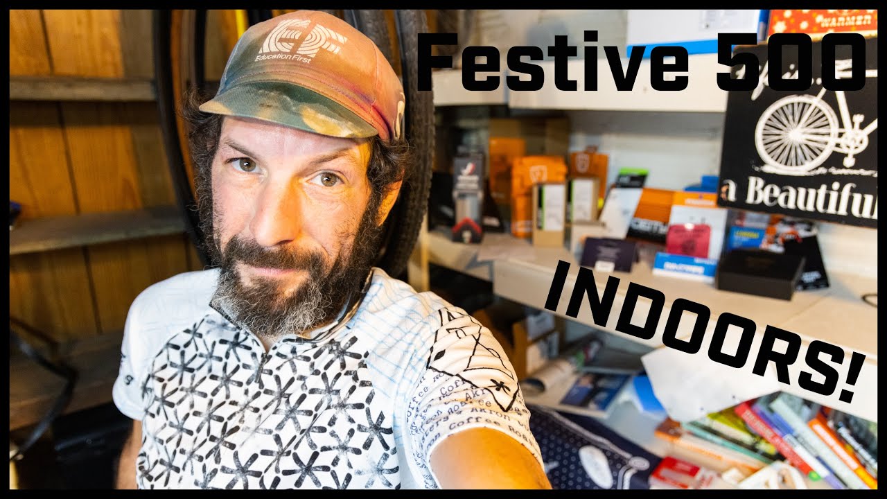 Riding the Rapha Festive 500 Completely Indoors on Zwift| Vlog | Saris M2 & Trek 1500 SLR