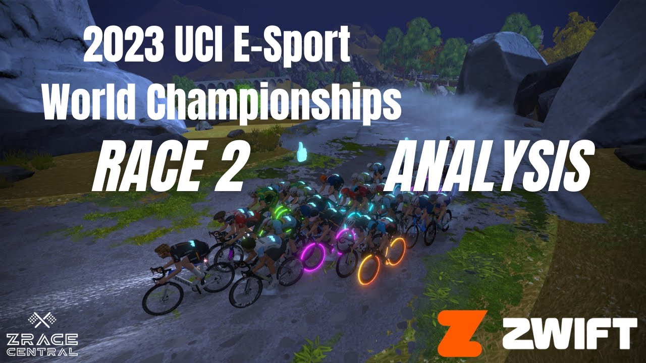 2023 UCI E-Sport World Championships Men's Race 2 Analysis Zwift