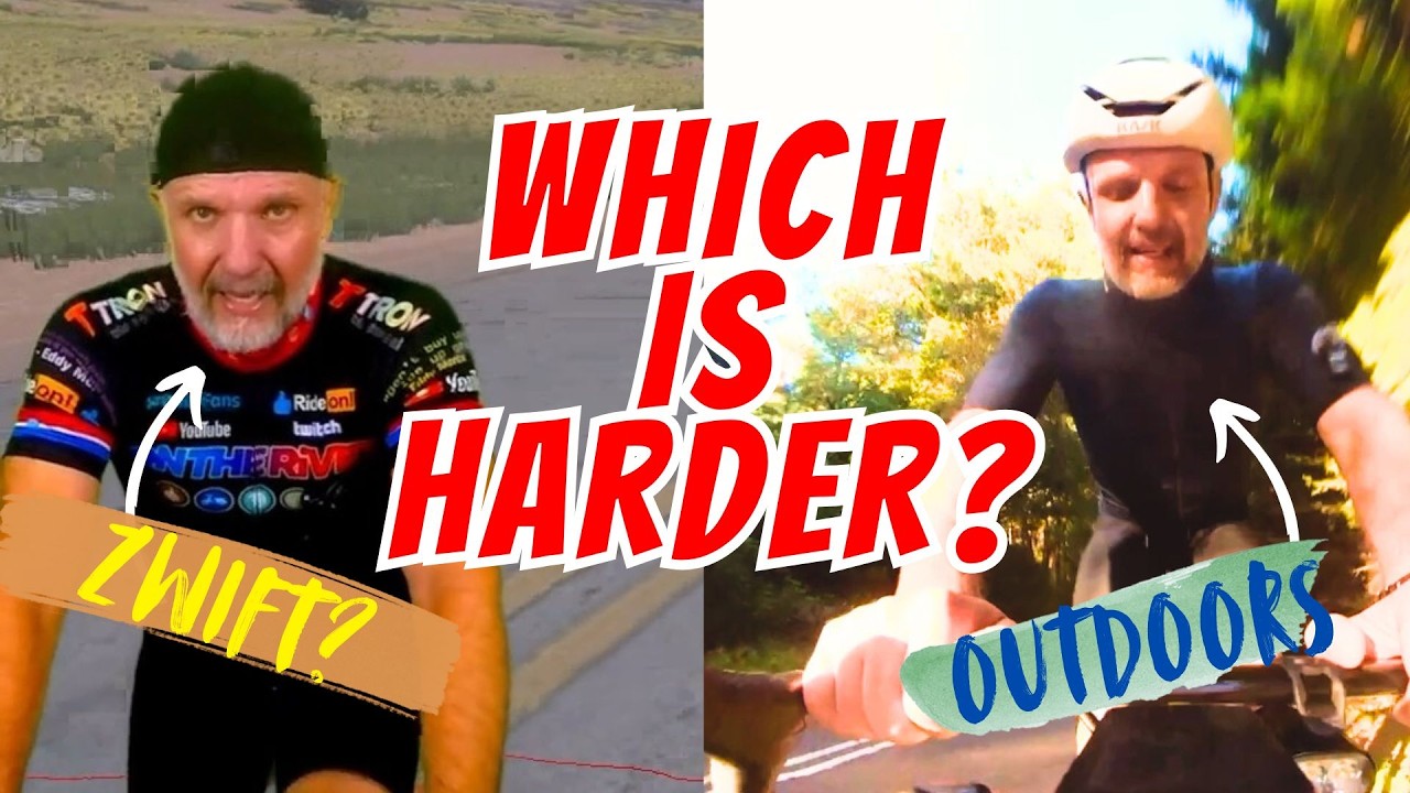 Zwift FTP Test vs Outdoors FTP Test