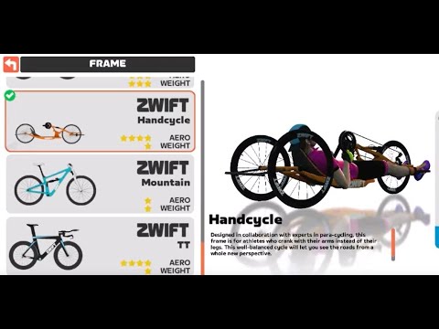 Rocketing down Alpe du Zwift on the handcycle - how much faster is it? AdZ story#1