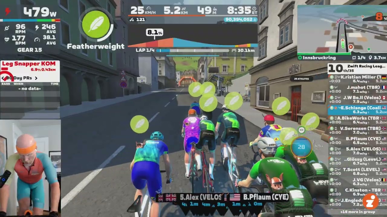 Zwift Racing League - Innsbruckring