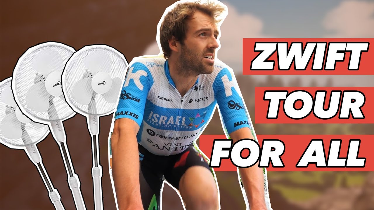 Great Fan Support: My Ride in The Zwift Tour for All