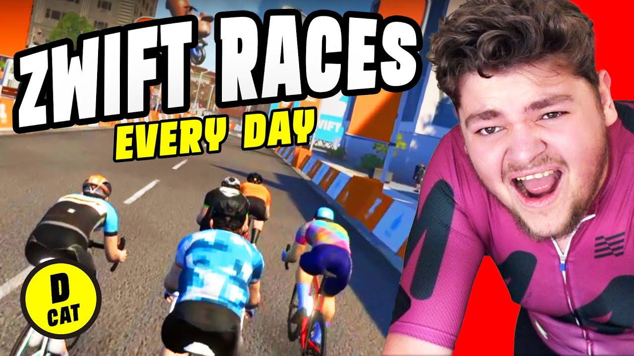I RACED on Zwift EVERY DAY Until I Win! - Cat D Zwift Racing