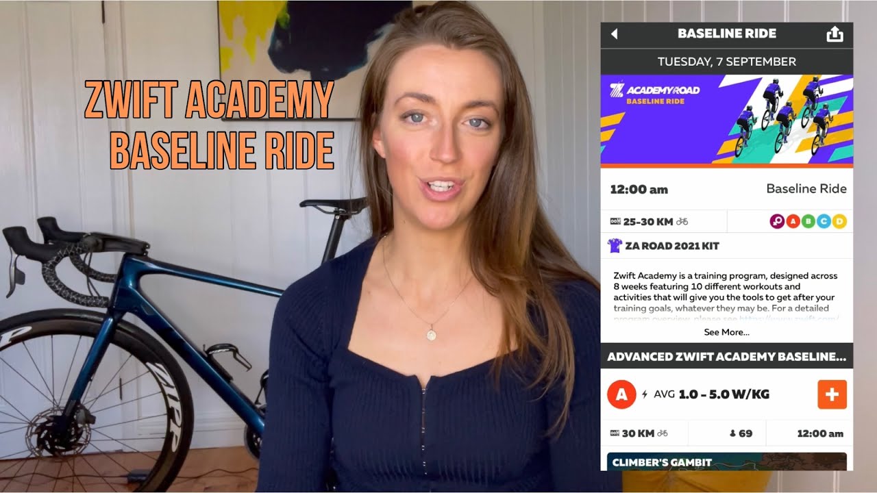 ZWIFT Academy 2021 - Baseline Ride (Advanced)