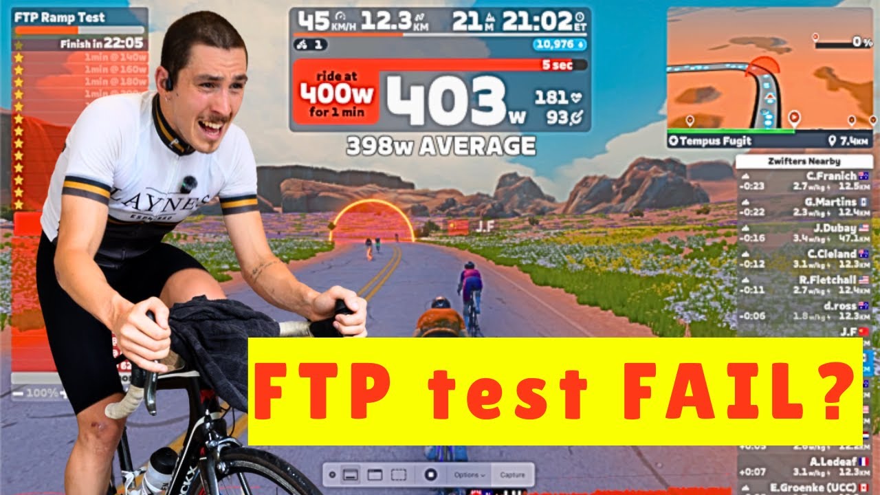 FTP Ramp Test on Zwift – Did I Improve After 1 Year?
