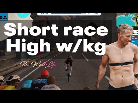 Zwift Race | Shorter Faster Higher w/kg