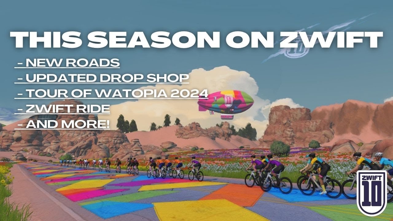 This Season on Zwift // MORE New Roads // New HUD // Drop Shop Updates