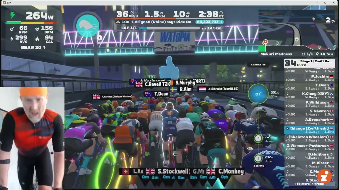 Zwift Games, Stage 1: Makuri Madness