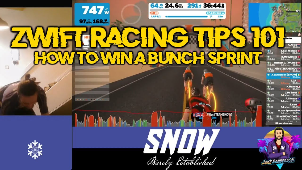 How To Win A Zwift Racing Bunch Sprint