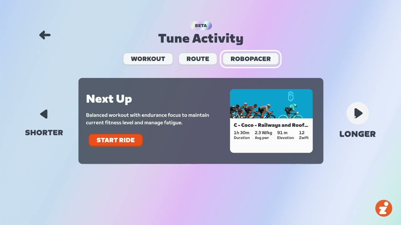 Zwift Personalized Recommendations: a Quick Demo