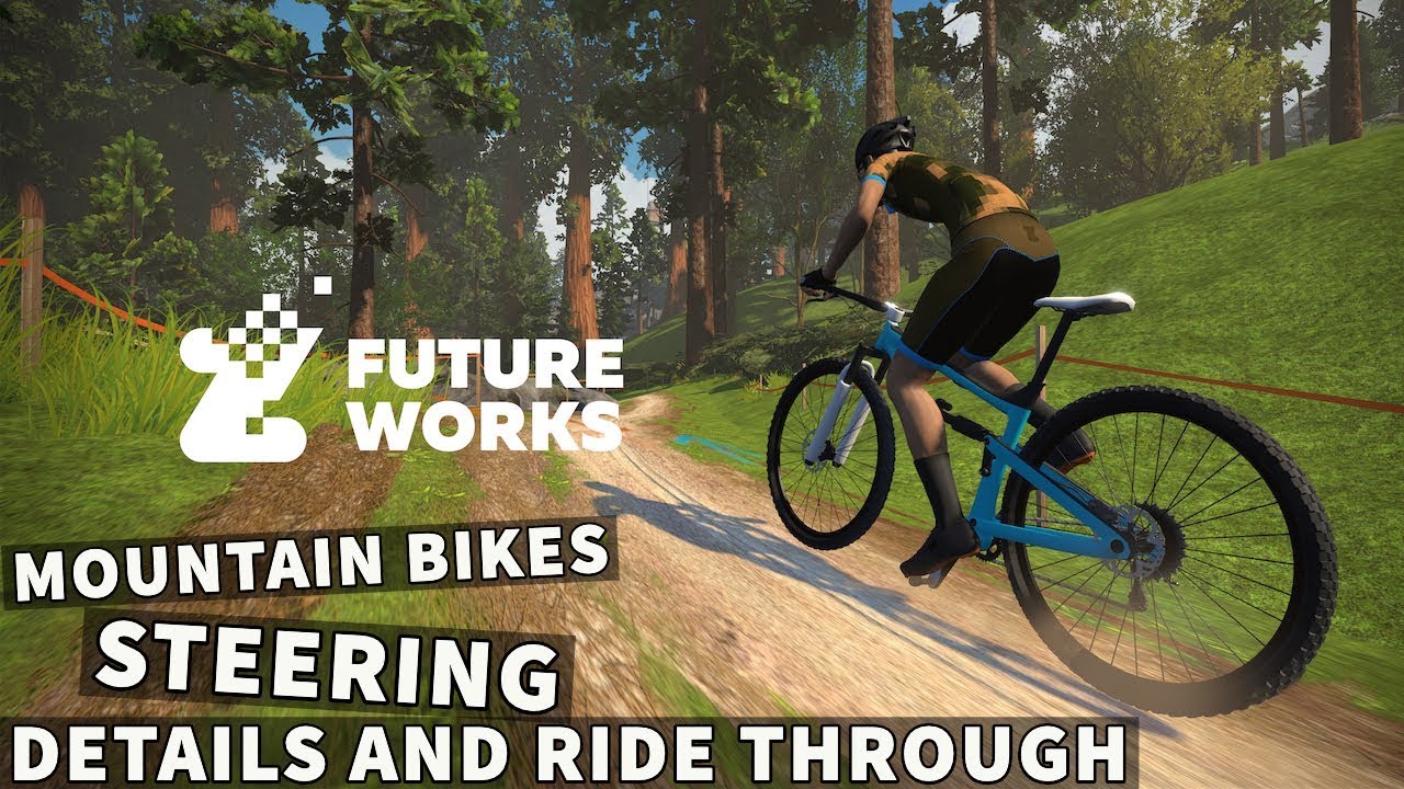 ZWIFT Mountain Bike Route and Steering: First Look // Ride-Through