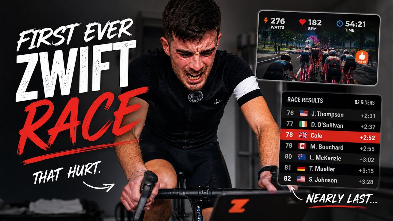 Nearly last?! - My first ever Zwift Race