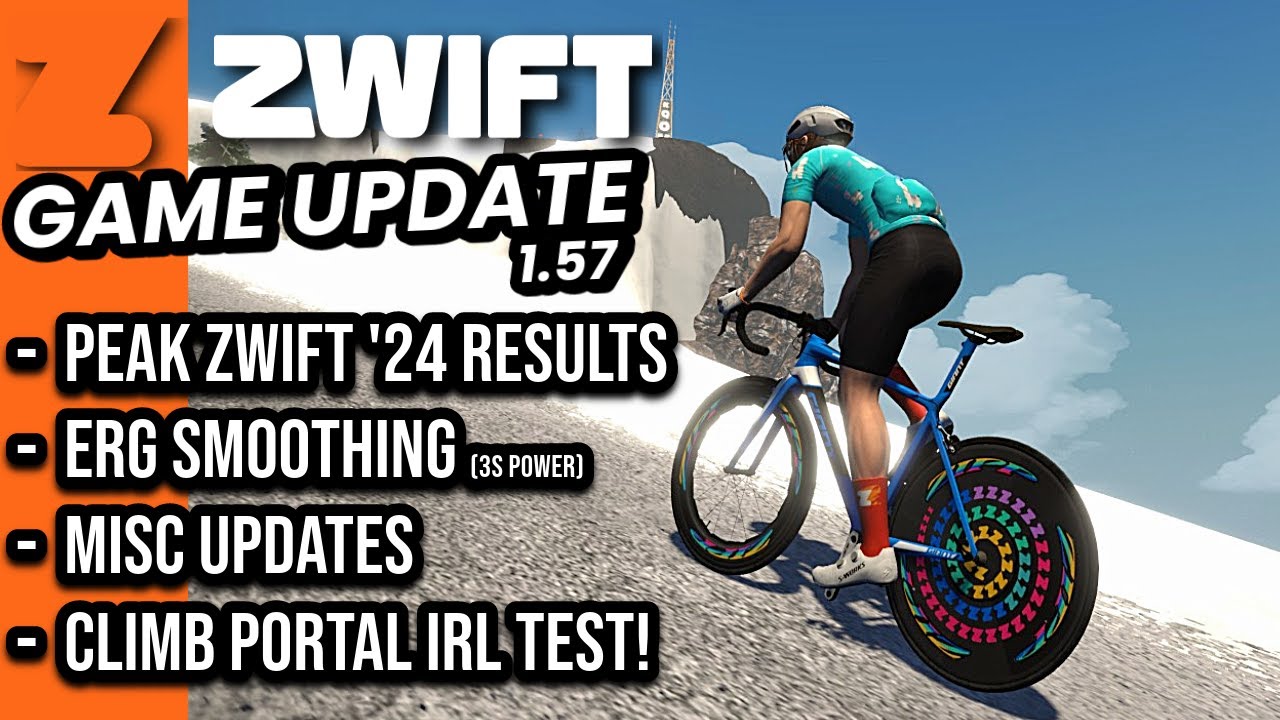 ZWIFT Game Updates v1.57 // Peak Zwift 2024 RESULTS // Willunga Climb Portal