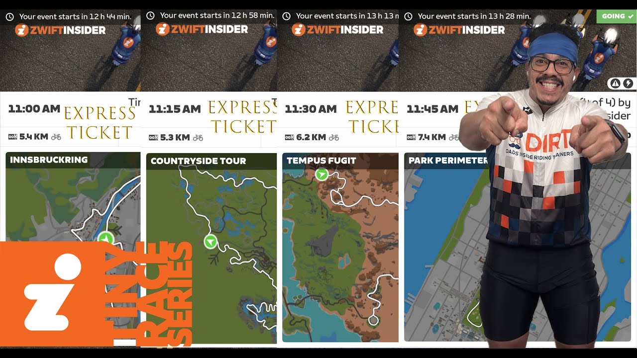 ALL Aboard the Lactate Express - Zi Tiny Races 510-700 11AM EST