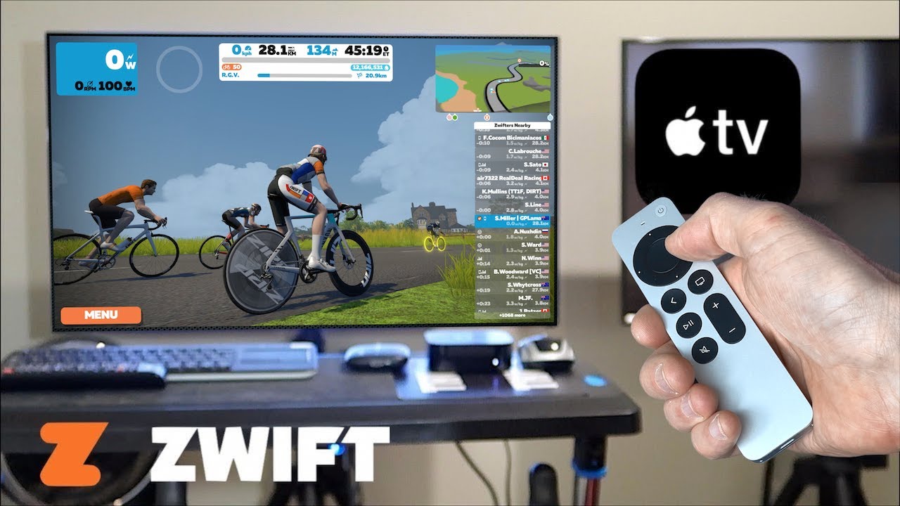 ZWIFT Update: New AppleTV Remote Now Supported! [AppleTV4K 2021 Remote]