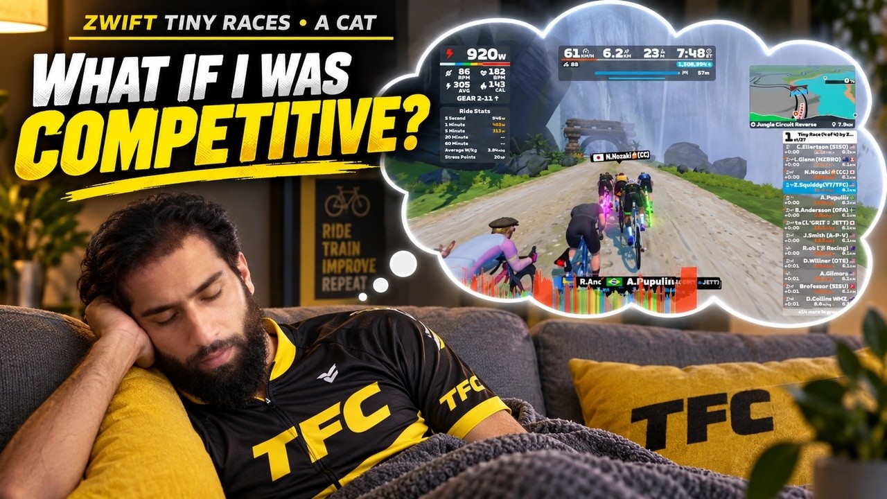How a Gravel Bike Made Me an A+ Racer for 5 Minutes | Zwift Tiny Races